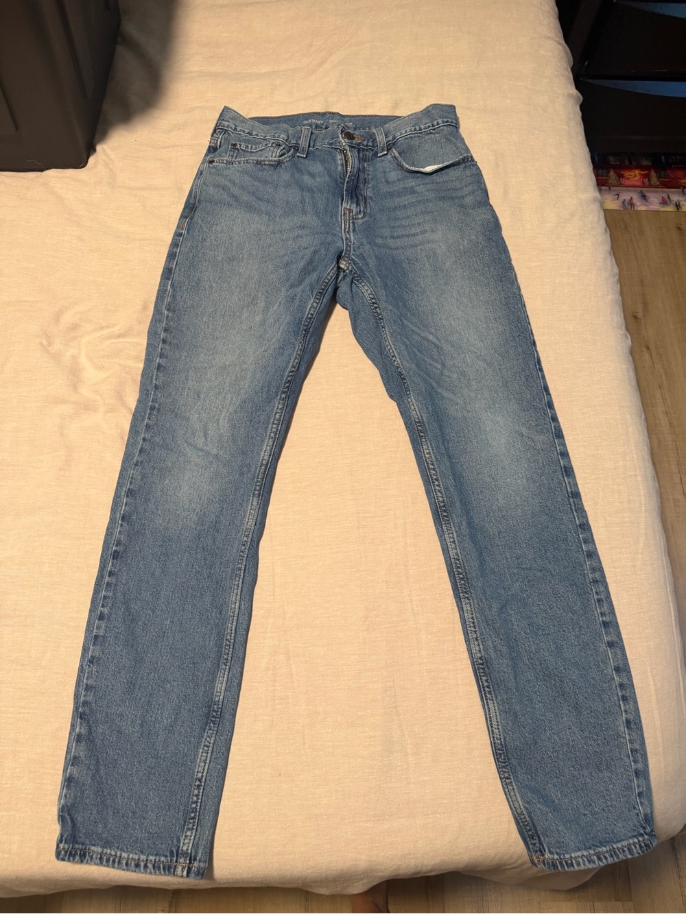 Old Navy Men’s Light Blue Slim Straight Jeans